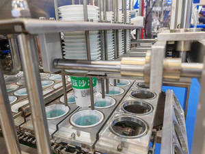 Tự động Hộp Đậu phụ máy đóng gói-Đóng hộp container điền niêm phong máy - Product Image 4