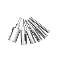 10 pièces/ensemble électrolytique de foret de noyau de diamant trou scie ensemble avec boîte En Aluminium