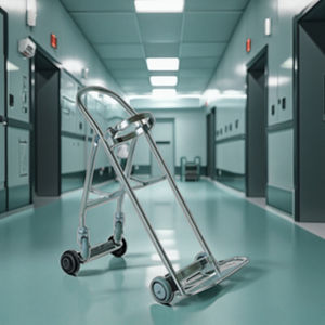 <span class=keywords><strong>Chariot</strong></span> médical commercial en acier inoxydable TC-571 Shiye avec support mobile pour <span class=keywords><strong>bouteille</strong></span> de <span class=keywords><strong>gaz</strong></span> oxygène et <span class=keywords><strong>chariot</strong></span> pour réservoir d'oxygène, design moderne - Product Image 3