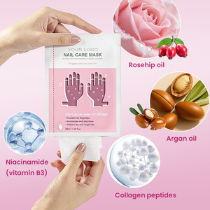 GUOCUI BIO TECH Nouvelle Arrivée Masque Soin des Ongles Nourrissant et Éclaircissant pour Mains Sèches et Rugueuses, Sûr pour Lampe UV/LED, Prépare les Ongles - Product Image 4
