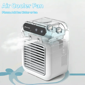 Mini Aire Acondicionado Portátil, <span class=keywords><strong>Enfriador</strong></span> de Aire, 1800 mAh, Recargable por <span class=keywords><strong>USB</strong></span>, Ventilador de Niebla para Hogar y Oficina, Ventilador de Enfriamiento por Agua con Tanque de Agua de 500 ml - Product Image 3