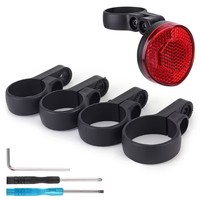 Étui pour traceur GPS Apple AirTag pour vélo avec support de vélo dissimulé et supports de réflecteur pour tige de selle, alimenté par batterie