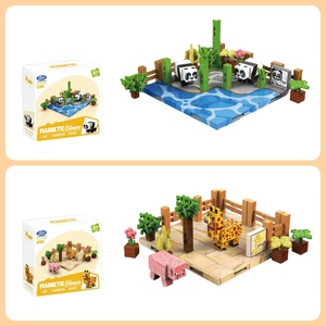 <span class=keywords><strong>Zoo</strong></span> Chủ Đề Xây Dựng Từ Khối Hỗn Hợp 8 Phong Cách Xây Dựng Bộ Đồ Chơi Giáo Dục Cho Trẻ Em Gốc Đồ Chơi - Product Image 4