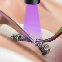 Colle à cils Lymeebeauty OEM ODM LED UV transparente, sans fumée, sans sensibilité, imperméable, forte tenue, 5 ml, colle à cils pour maquillage