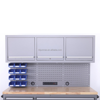 Coffre à outils roulant robuste pour mécanicien OEM 60 pouces à 20 tiroirs avec plateau en bois et finition époxy colorée pour garage et atelier