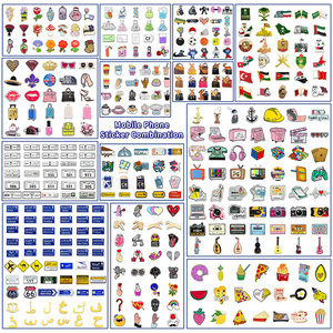 Nguồn nhà máy giải phóng mặt bằng chứng khoán 100 + chủ đề kim loại điện thoại di động dán men phù hiệu lối sống trang trí & Trung Đông Arabic - Product Image 1