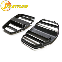 Parachoques Delantero de Fibra de Carbono Estilo ST con Rejilla de Malla para BMW G82 G80 M3 G83 M4, Accesorios Automotrices