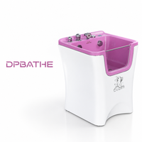 Équipement de toilettage pour animaux de compagnie DPbathe Luxury Smart Temp Control Milky Micro-Bubble Acrylic Pet Grooming Spa