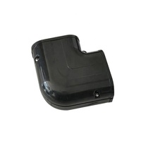 Conduit mince plat plié mini split pièces de rechange climatiseur en plastique à 90 degrés conduit en PVC