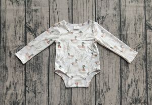 RTS Boutique colvert canards bébé bulle barboteuse nouveau-né barboteuse avec boucle dissimulée bambin garçons barboteuse bébé vêtements pour garçons - Product Image 4