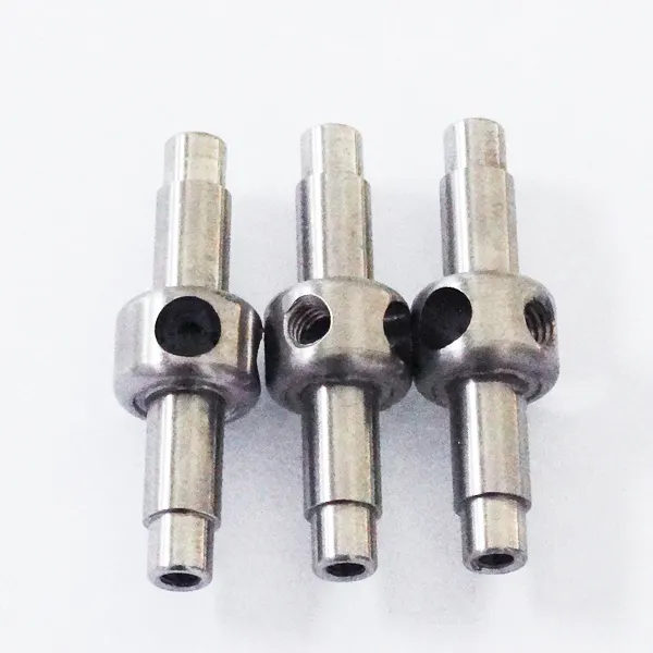 304 stainless steel slotted cylindrical pins with external thread turning parts