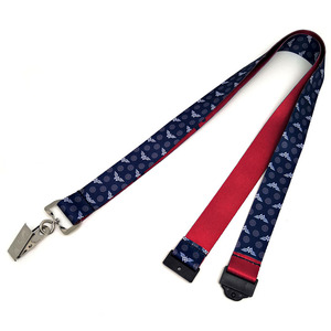 Personalized Sublimation Printed Eco-Friendly ID Card Holder Lanyard with PMS Colors and Free Design