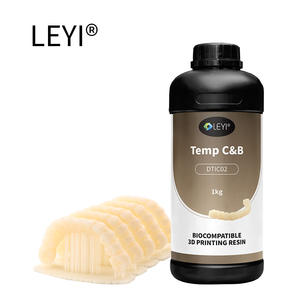 Résine UV Couleur Dent LEYI DTIC02 Modèle de Résine Dentaire Synthétique Résistante à l'Usure Résine pour Imprimante 3D pour Couronne et Pont Provisoires - Product Image 1