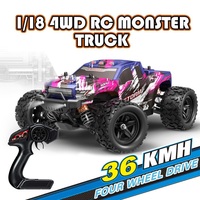 Camion de course RC AiJH 1:18 4x4 haute vitesse 36 km/h, étanche, voiture télécommandée tout-terrain, jouet RC