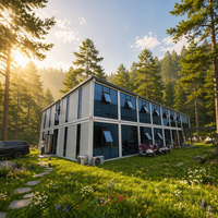 Fournisseur d'usine de maisons modulaires préfabriquées de luxe en conteneurs, serres, maisons Apple pour fermes, centres commerciaux, entrepôts, sous-sols et applications industrielles