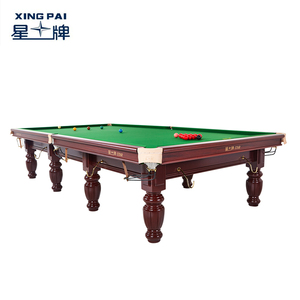 <span class=keywords><strong>Mesa</strong></span> <span class=keywords><strong>de</strong></span> <span class=keywords><strong>billar</strong></span>/snooker <span class=keywords><strong>de</strong></span> madera maciza Star Xingpai original <span class=keywords><strong>de</strong></span> 12 pies con tela <span class=keywords><strong>Strachan</strong></span> S107-12S para torneo en casa, venta al por mayor <span class=keywords><strong>de</strong></span> fábrica - Product Image 1