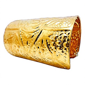 Best Design Gold-Plated Brass Metal Handcrafted Cuff <b>Bracelet</b> Quality Handicrafts Direct India Fashion Cuff <b>Bracelets</b> - Product Image 5