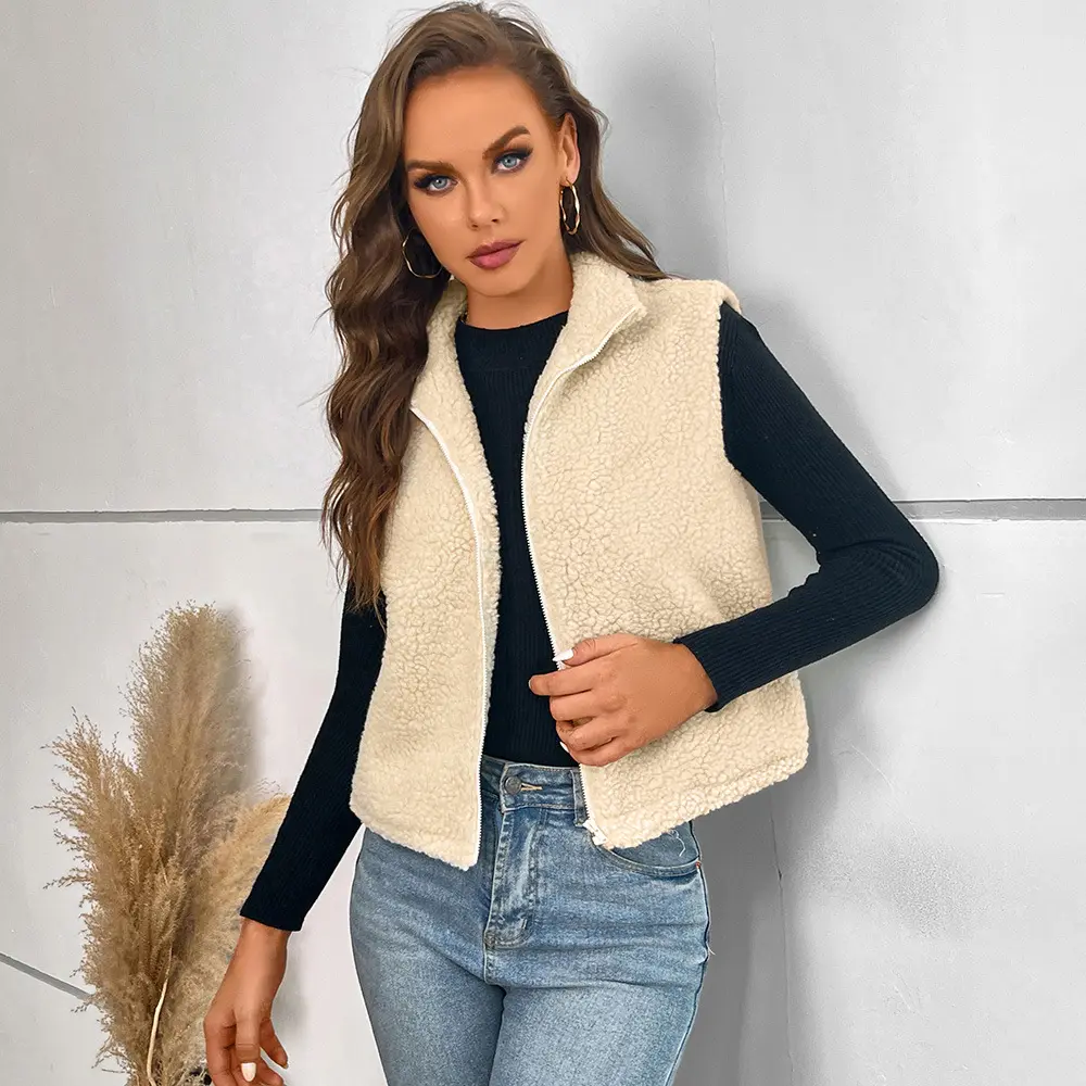 Gilet in pelliccia sintetica in soffice pile Gilet in pelliccia finta da donna Gilet in pelliccia sintetica Gilet in Petite