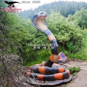 놀이터 다른 유원지 제품 원격 제어 현실적인 수제 Animatronic 뱀