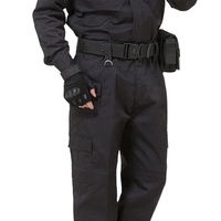 Fournisseur chinois Pantalon noir 65% polyester 35% coton Pantalon de sécurité TC Pantalon cargo multi-poches pour hommes