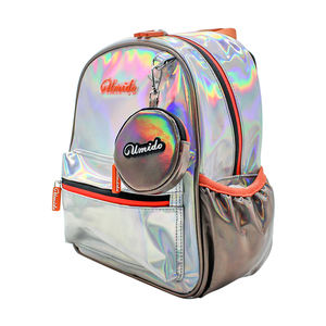 Cartables argentés réfléchissants personnalisables pour garçons Sac à dos original pour adolescente - Product Image 3