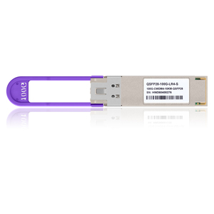 Qsfp28-100g-cwdm4 Ricetrasmettitore in Fibra Ottica 10km Lr4, Temperatura +20°<span class=keywords><strong>C</strong></span> ° Da <span class=keywords><strong>C</strong></span> a +60 ° <span class=keywords><strong>C</strong></span> Duplex <span class=keywords><strong>LC</strong></span> per Juniper, per Cisco, per Alte Prestazioni - Product Image 2