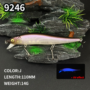 Leurre de <span class=keywords><strong>pêche</strong></span> professionnel Minnow Wobbler SP Dive 11cm 14g, action 1.5m, Jerkbaits de qualité, appât artificiel pour brochet et prédateurs, en promotion - Product Image 4