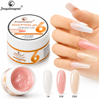 Gel UV écologique pour nail art, gel de sculpture avec certification, viscosité modérée, couleurs riches et vives, application indolore