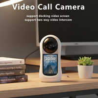 Monitor para Bebés OEM 3MP HD PTZ con WiFi, Cámara de Video Intercomunicador con Visión Nocturna Infrarroja para Seguridad en el Hogar