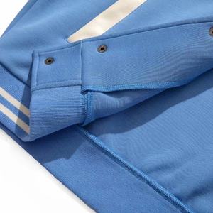 Veste de baseball personnalisée de haute qualité en cuir violet pour homme, style streetwear vintage avec manches en fourrure - Product Image 6