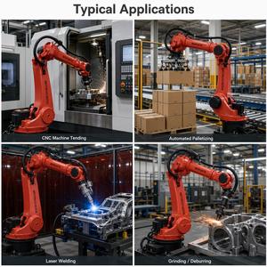 Robot collaboratif de soudage Borunte BRTIRUS1820A, bras robotisé industriel 20 kg 1850 mm 6 axes pour préhension, placement, ébavurage et manutention ±0,05 mm - Product Image 5