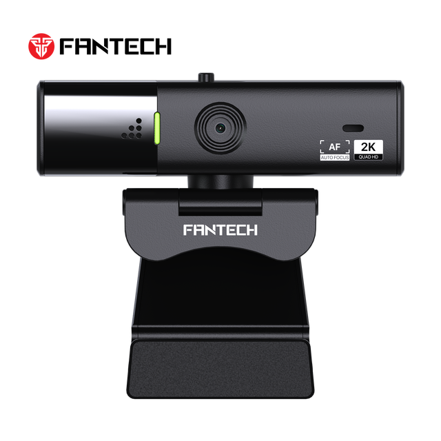 Fantech C50 Full HD 2k Mini Webcam with Noise-Cancelling and Cover Microphone Laptop Desktop USB Auto Focus Camera for PC