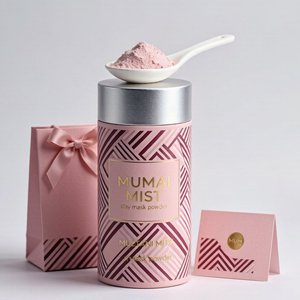 Premium Custom Strawberry Powder Paper Tube Packaging Food Grade <b>Round</b> Cardboard Cylinder Gift <b>Box</b> with Logo OEM ODM - Product Image 4