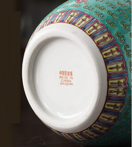 Jingdezhen antique peint à la main <span class=keywords><strong>Famile</strong></span> Rose boîte à thé en céramique marchandises anciennes urne et pot en céramique - Product Image 6
