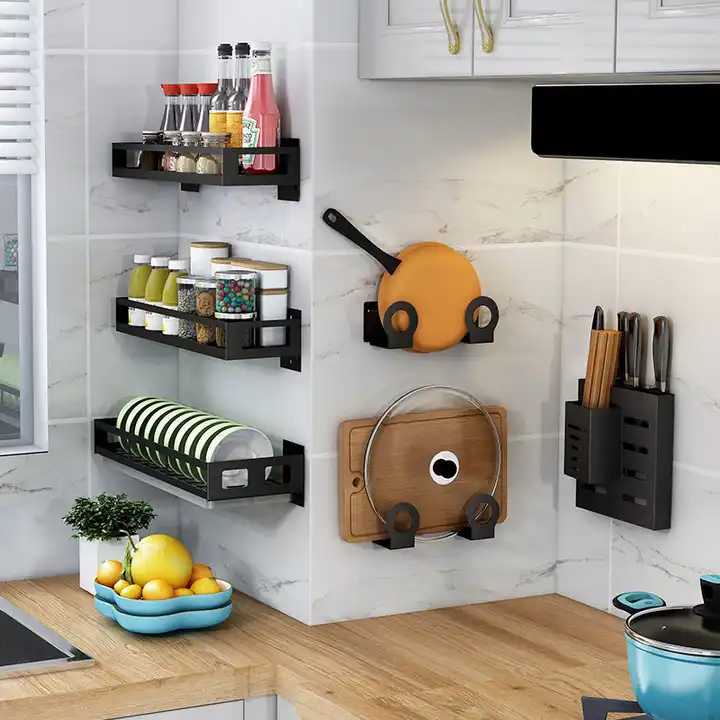 home storage wall rack kitchen dish