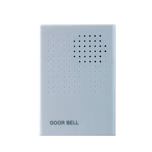 Dingdong-sistema de Control de acceso para el hogar, timbre de puerta con cable de bienvenida, 12V de CC, color blanco