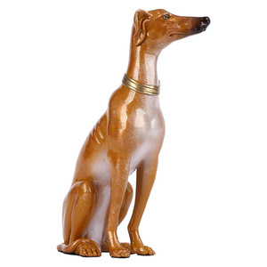 Copper World Greyhound Zodiac Dog Ornament For Home Office <b>Table</b> Decor <b>Birthday</b> Gift - Product Image 4