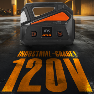 Richtek 2025 yeni varış taşınabilir 12V elektrikli hava kompresörü pompası plastik dijital lastik şişirme With100 PSI 120W - Product Image 3
