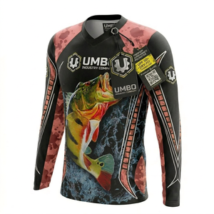 Camiseta de pesca de manga larga para hombre, tela deportiva premium, material que absorbe la humedad, ajuste cómodo, camisa de pesca para hombre - Product Image 6