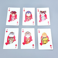 Cartes à jouer de poker de casino recyclables personnalisées en usine carte de visite style imprimé sur boîte en carton produit en papier écologique