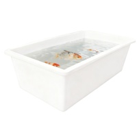 Conteneur de stockage rectangulaire en PE de 400 L, personnalisé, écologique, léger, durable et recyclable pour aquariums et réservoirs d'eau pour poissons/crevettes