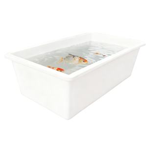 Conteneur de stockage rectangulaire en PE de 400 L, personnalisé, écologique, léger, durable et recyclable pour aquariums et réservoirs d'eau pour poissons/crevettes - Product Image 2