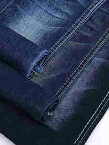 Unisex 70% bông 28% Poly 2% spandex màu xanh dệt denim vải 8S x 10S sản phẩm - Product Image 6