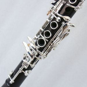<span class=keywords><strong>Clarinette</strong></span> en Mi bémol de haute qualité, plaquée argent, en bois d'ébène, avec étui - Product Image 3