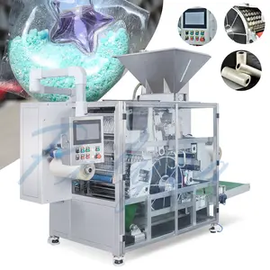 Polyva Multi Shapes Water Soluble Pva Pods Packing Machine Laundry Pods Packing Semi Automatic Bag Sealing Machine 2000