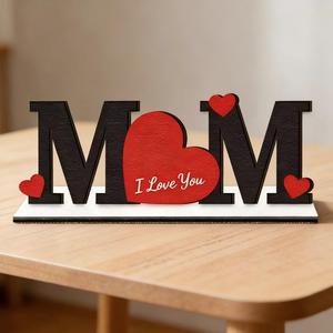 Ornement de bureau tridimensionnel <span class=keywords><strong>pour</strong></span> la fête des mères, « Je t'aime », en forme de cœur, cadeau de fête <span class=keywords><strong>pour</strong></span> <span class=keywords><strong>maman</strong></span> - Product Image 6