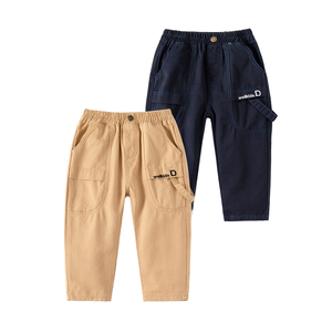 2024 primavera nuovi pantaloni Casual comodi e versatili per ragazzi giovani eleganti <span class=keywords><strong>Cargo</strong></span> per bambini all'ingrosso dritti lunghi alla moda - Product Image 6