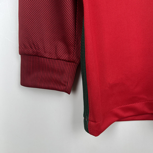 Retro Portugal Football Uniform Fabric Soccer Shirt Camisas De Futebol Football t Shirt Vintage Men <strong>Ronaldo</strong> Soccer Jersey - Product Image 6