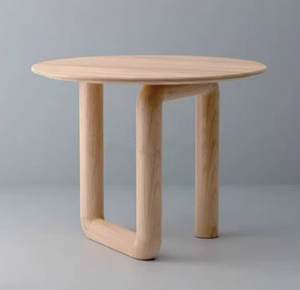 Tavolo da Pranzo in Stile Nordico Crema Wabi-Sabi Medievale Contemporaneo in Legno per Casa Ufficio Soggiorno Hotel - Product Image 1