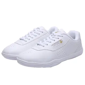 OEM सफेद रंग के चीयरलीडिंग जूते वयस्कों के लिए पेशेवर जिमनास्टिक जूते